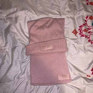 PINK hat and scarf